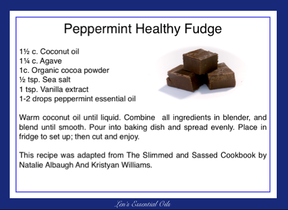 Peppermint Healthy Fudge