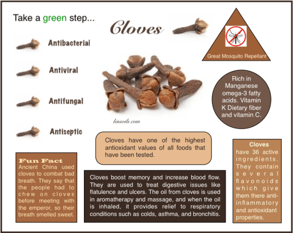 Cloves many uses