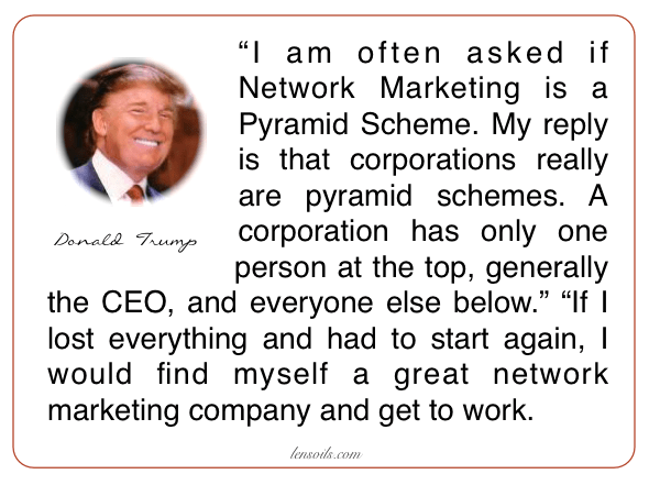 Donald Trump Network marketing