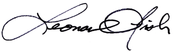 Leonard Fish Signature