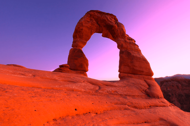 Arches Utah at Sunset