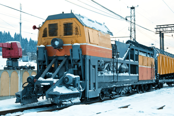 Train in snow lensoils.com