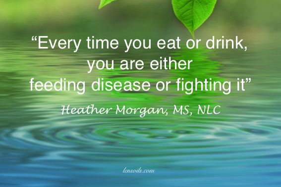 Heather Morgan feeding disease