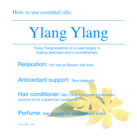 How to use essential oils Ylang Ylang