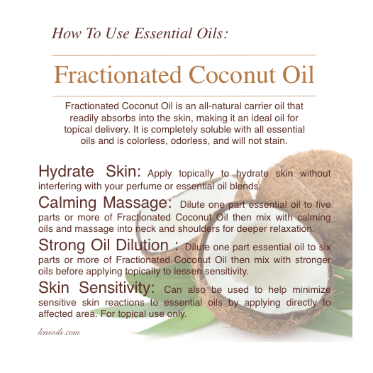 How to use Fractionated Coconut Oil