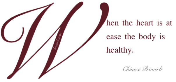 When the heart is at ease