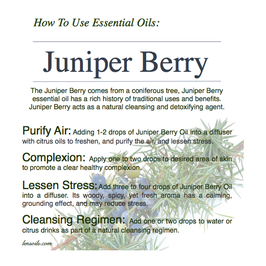 How to use Juniper Berry Essential Oil