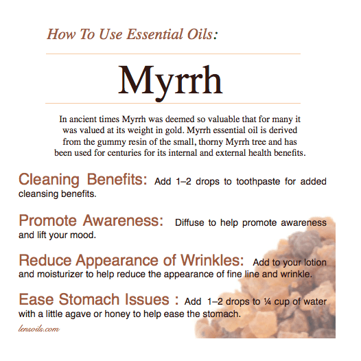 How to Use Myrrh Essential Oil