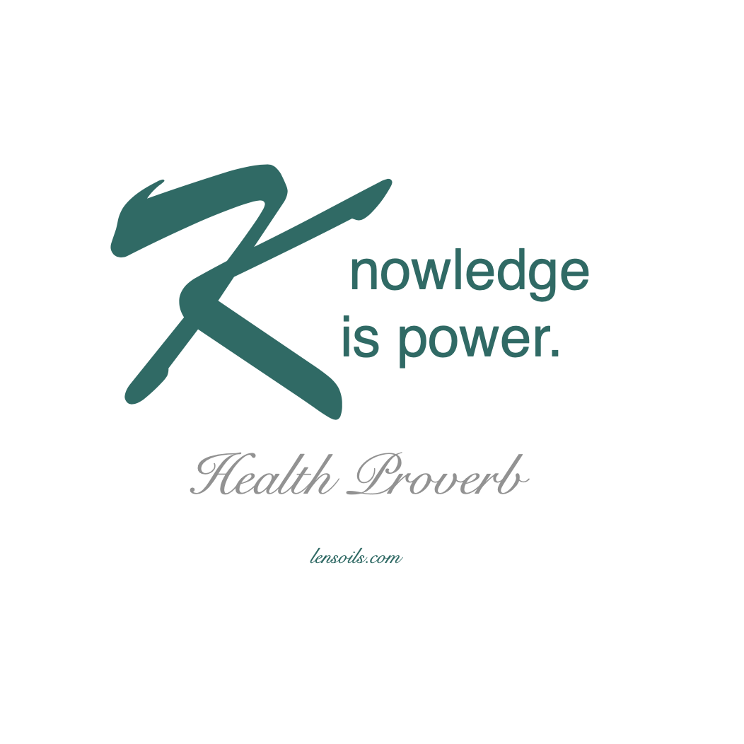 Health Proverb | Len's Oils