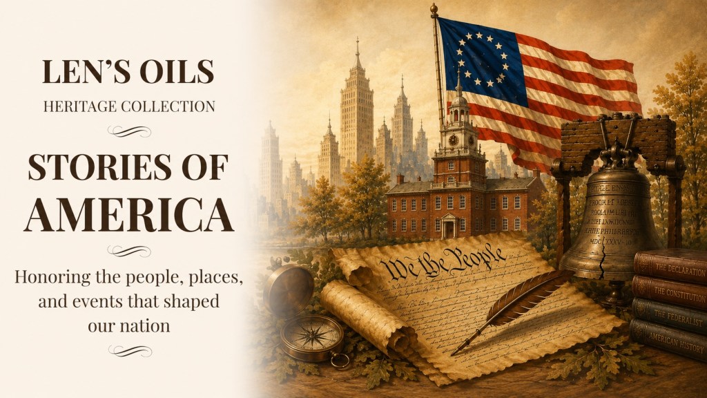 Marking 250 Years of American Freedom: The Vote at Dawn showing delegates casting votes in the Continental Congress before the Declaration of Independence.